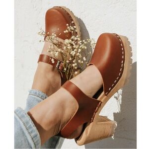 Mia Size 38 Clogs Freja Clogs Brown